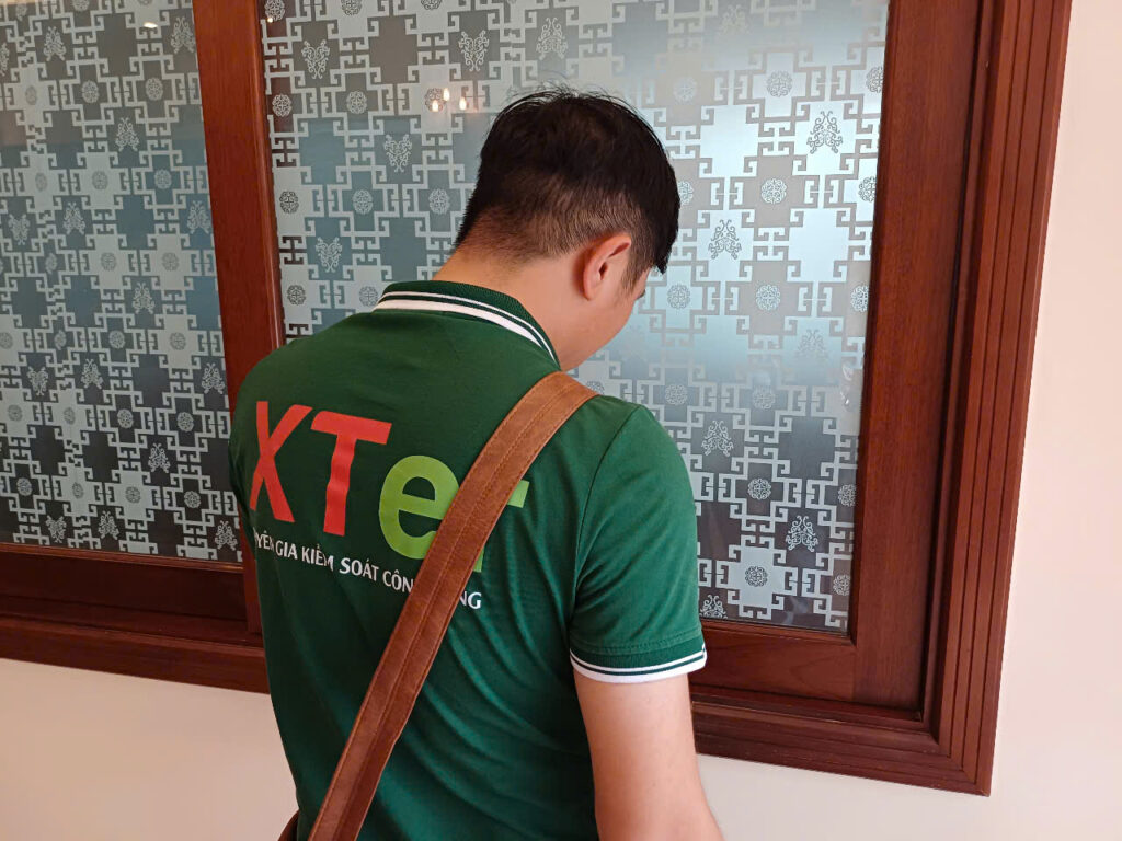 XTER triển khai diệt mối tận gốc khu phòng VIP tại khách sạn ở TP.HCM diet moi khach san quan 33